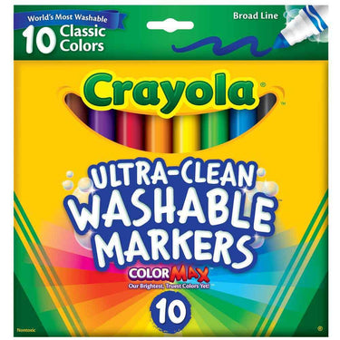 Crayola Ultra-Clean Washable Markers 10 Pack